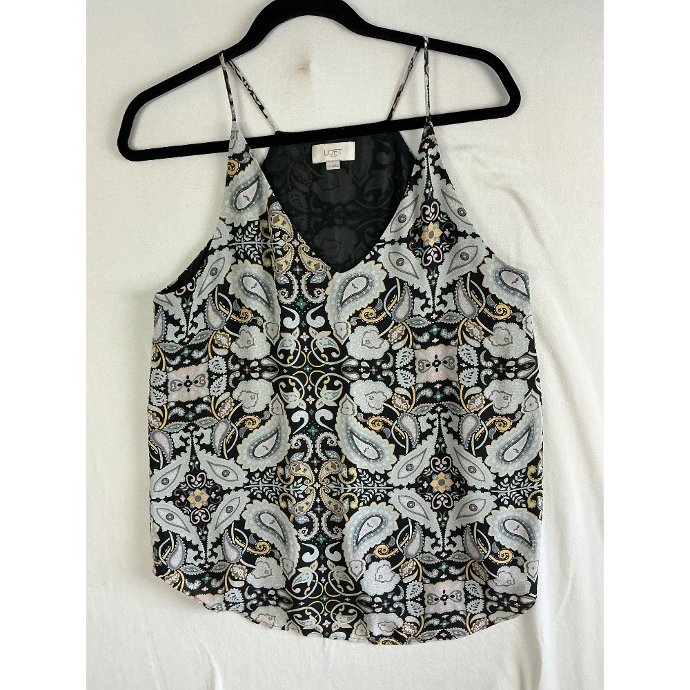 LOFT Outlet Top Women's‎ Medium Paisley Cami Sleeveless Blouse